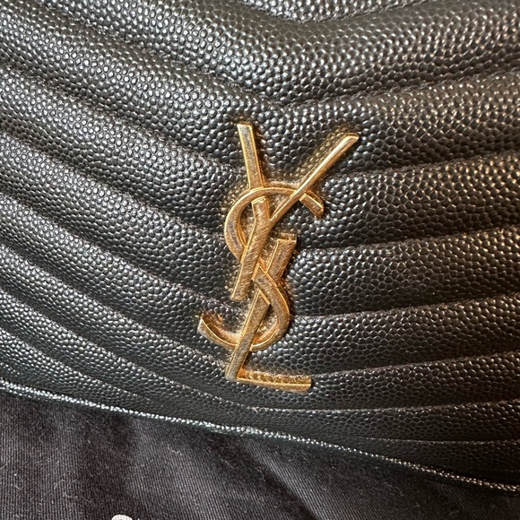 YSL Mini Lou Camera bag - BLACK - Picture 7 of 9